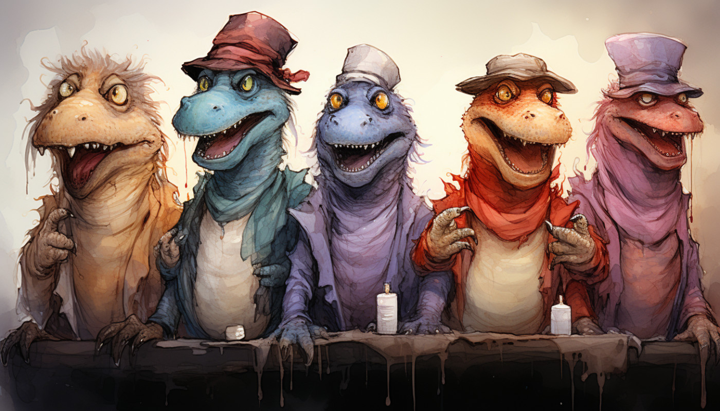 La place des dinosaures dans l'art : exploration à travers les costumes et les festivals
